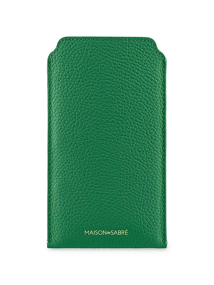Leather Sunglasses Sleeve - Emerald Green Leather Sunglasses Sleeve - Emerald Green