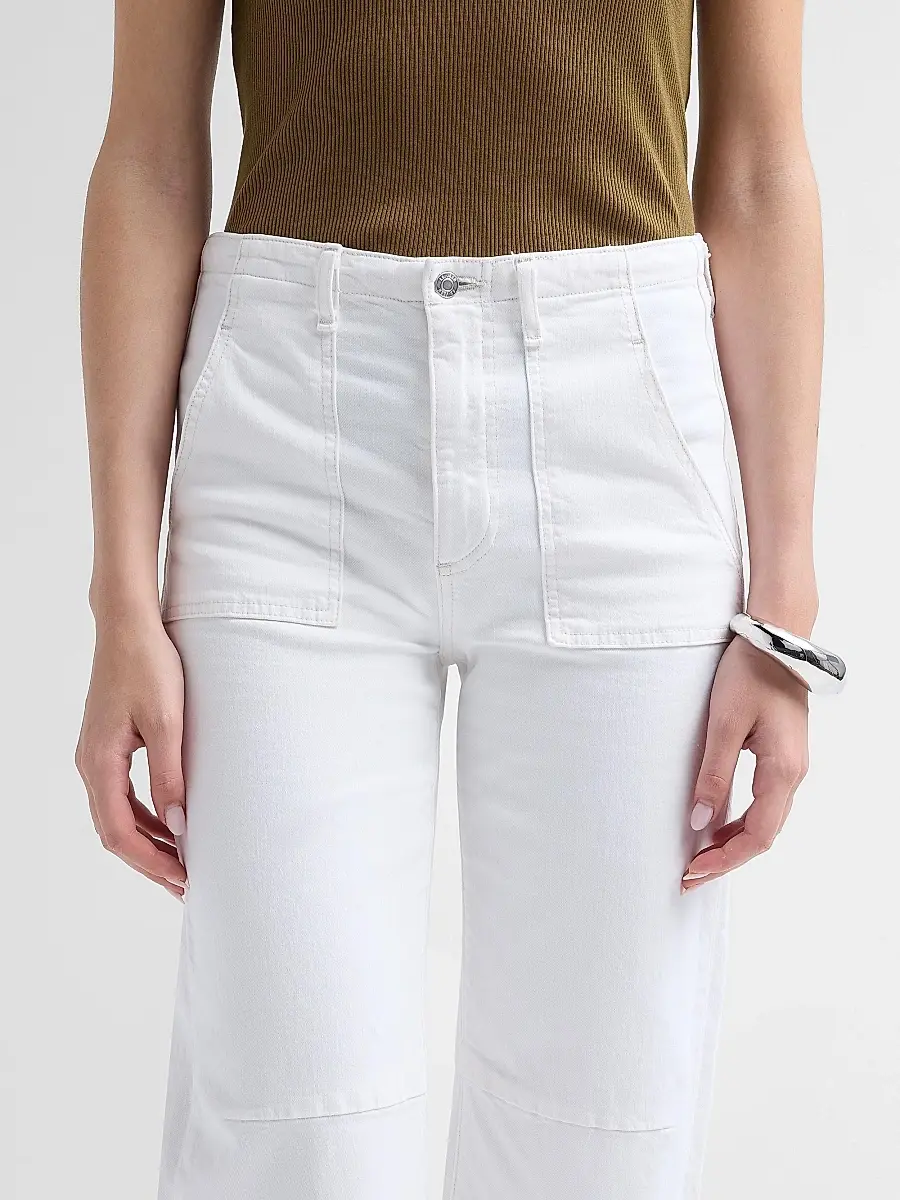 Le Jean Women's Petite Utility Soft Barrel Jeans | Thumbnail 5