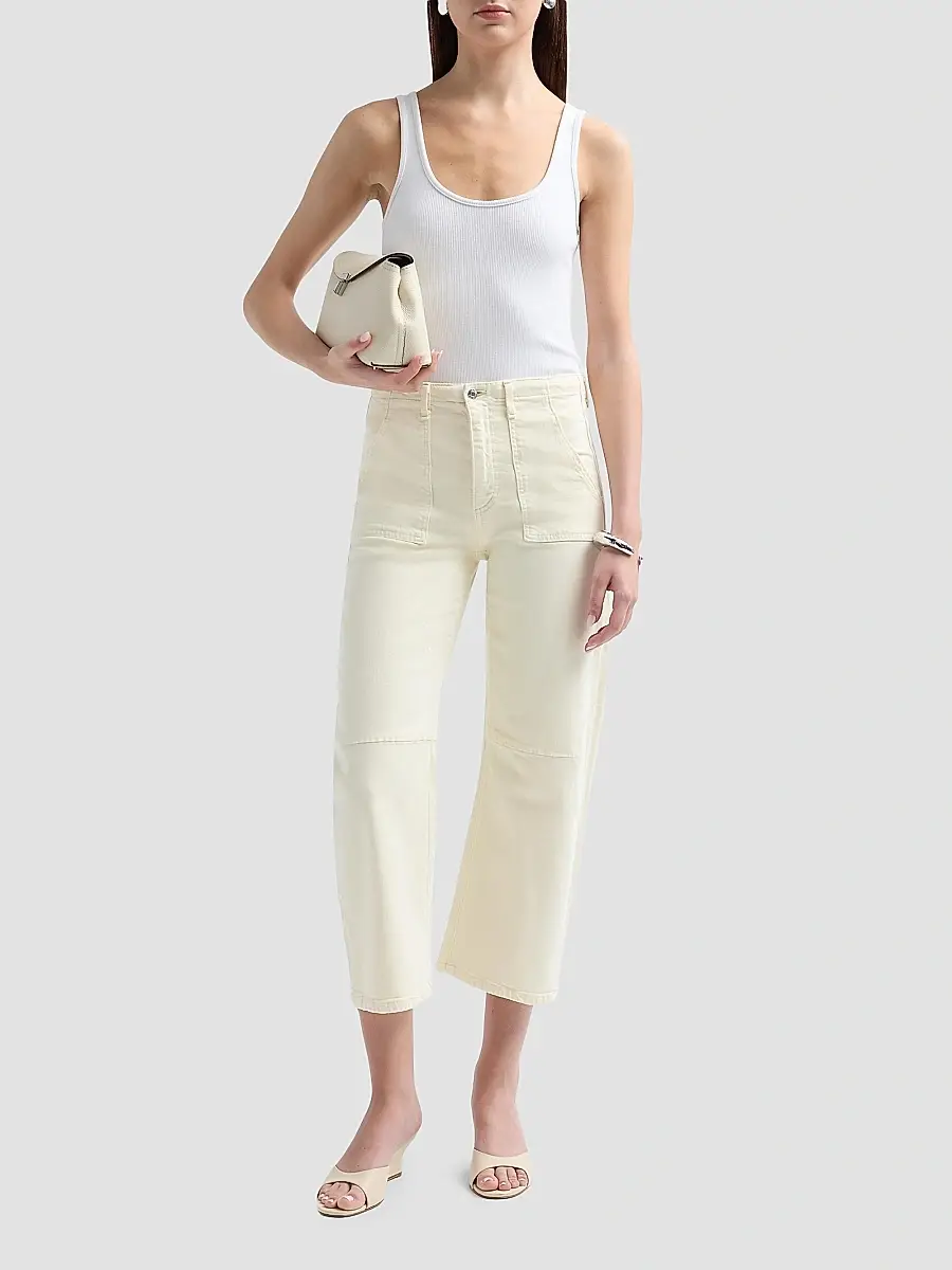Le Jean Women's Petite Utility Soft Barrel Jeans | Thumbnail 2 Le Jean Women's Petite Utility Soft Barrel Jeans | Thumbnail 2