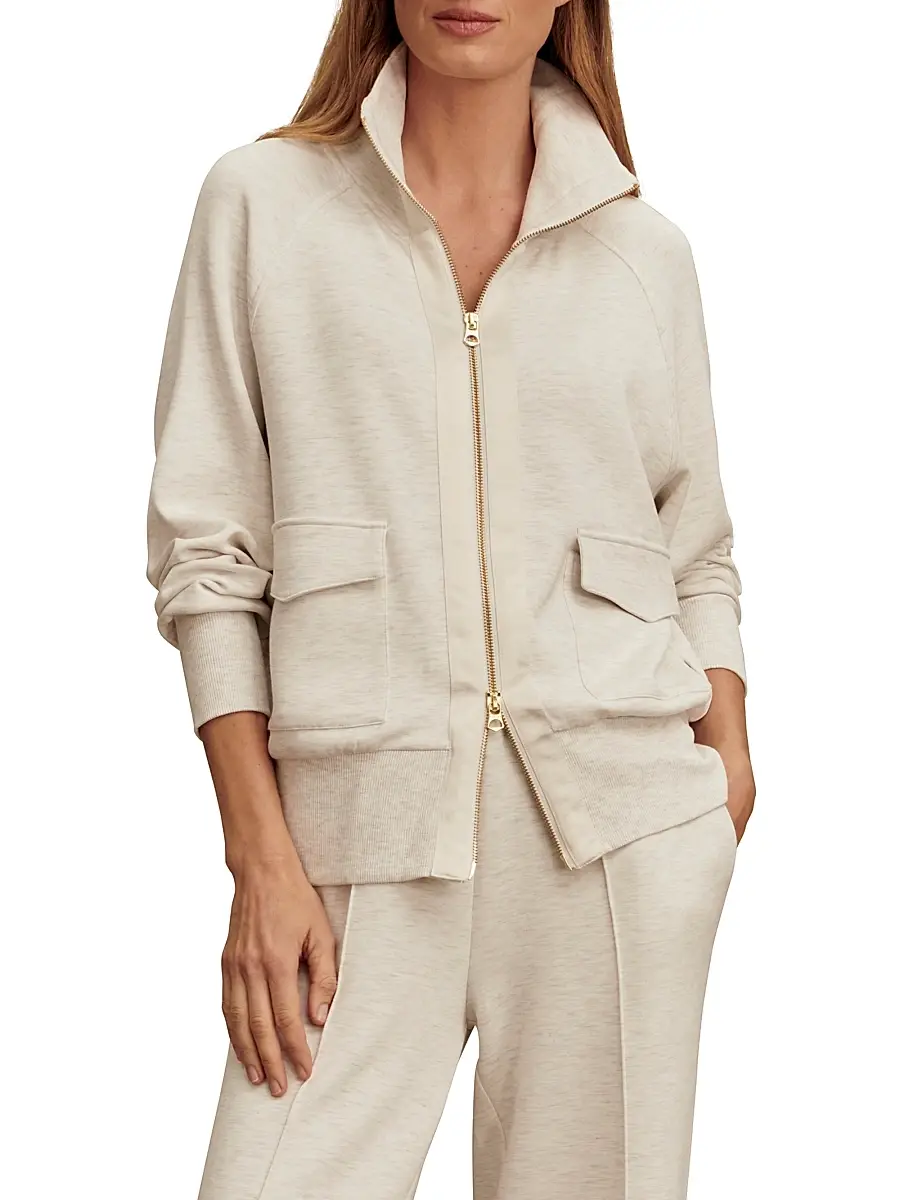 Varley Women's Roxbury Solid Zip-Front Jacket | Thumbnail 3 Varley Women's Roxbury Solid Zip-Front Jacket | Thumbnail 3