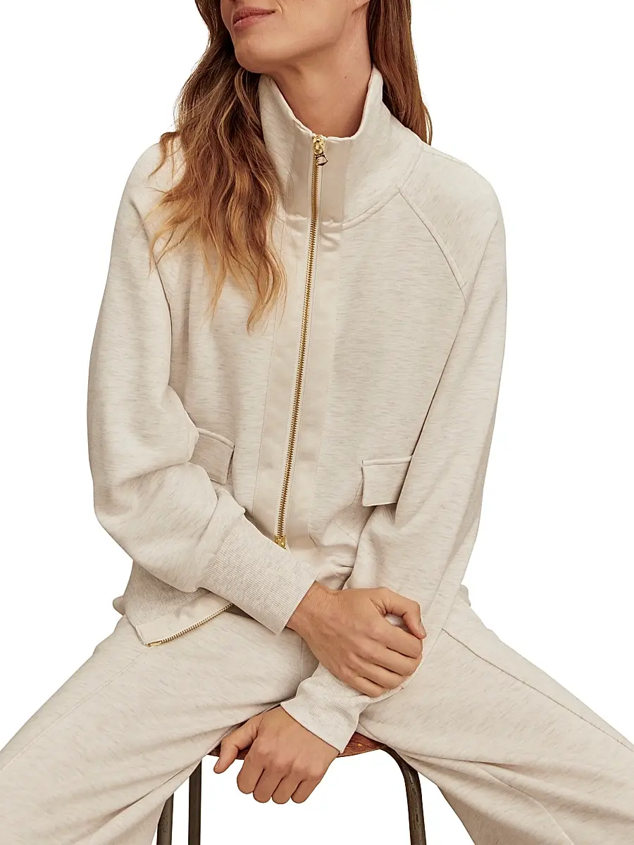 Varley Women's Roxbury Solid Zip-Front Jacket | Thumbnail 7 Varley Women's Roxbury Solid Zip-Front Jacket | Thumbnail 7