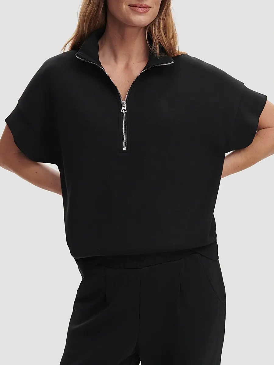 Varley Women's Ritchie Short-Sleeve Half-Zip Pullover | Thumbnail 3