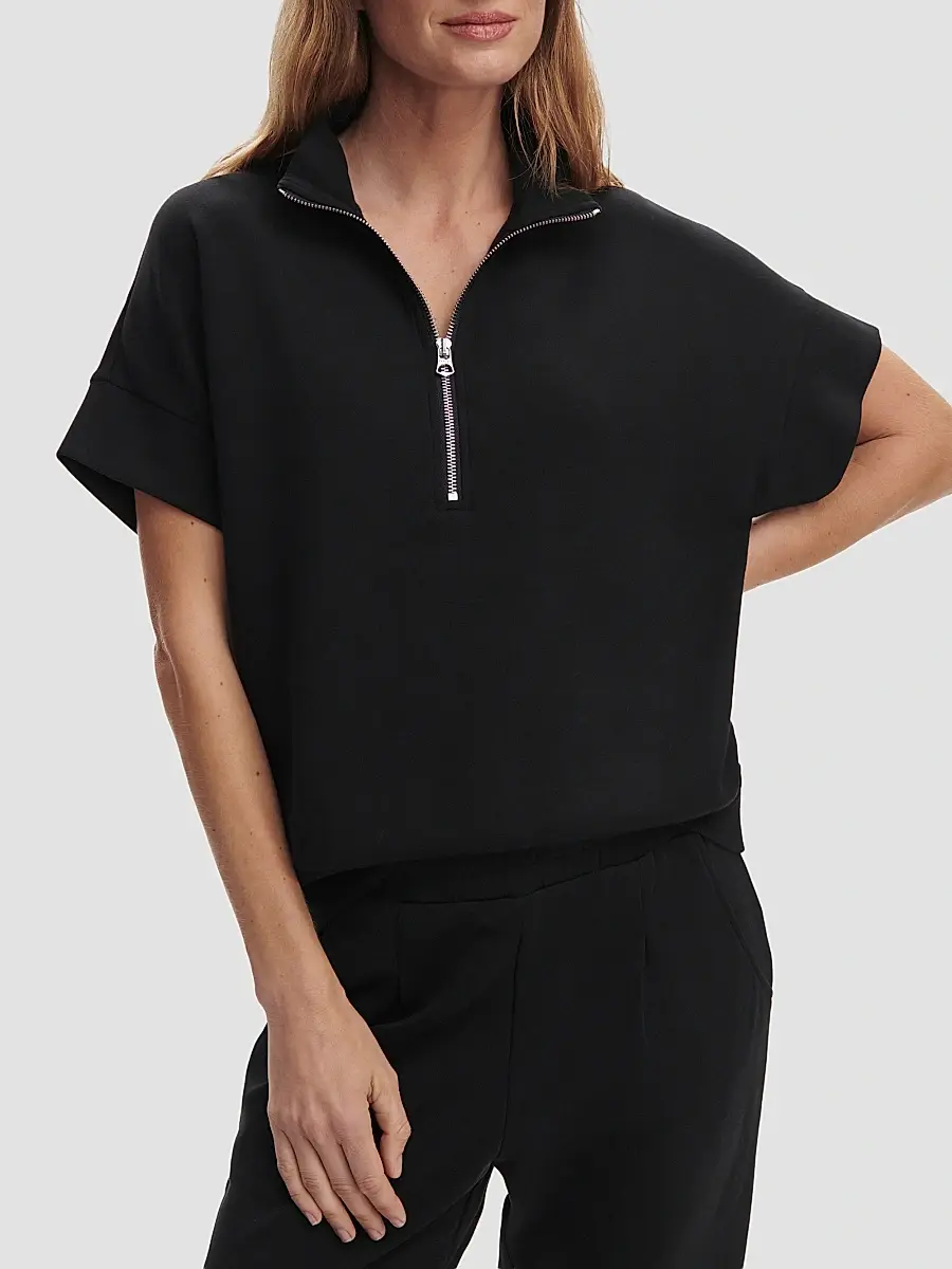 Varley Women's Ritchie Short-Sleeve Half-Zip Pullover | Thumbnail 4