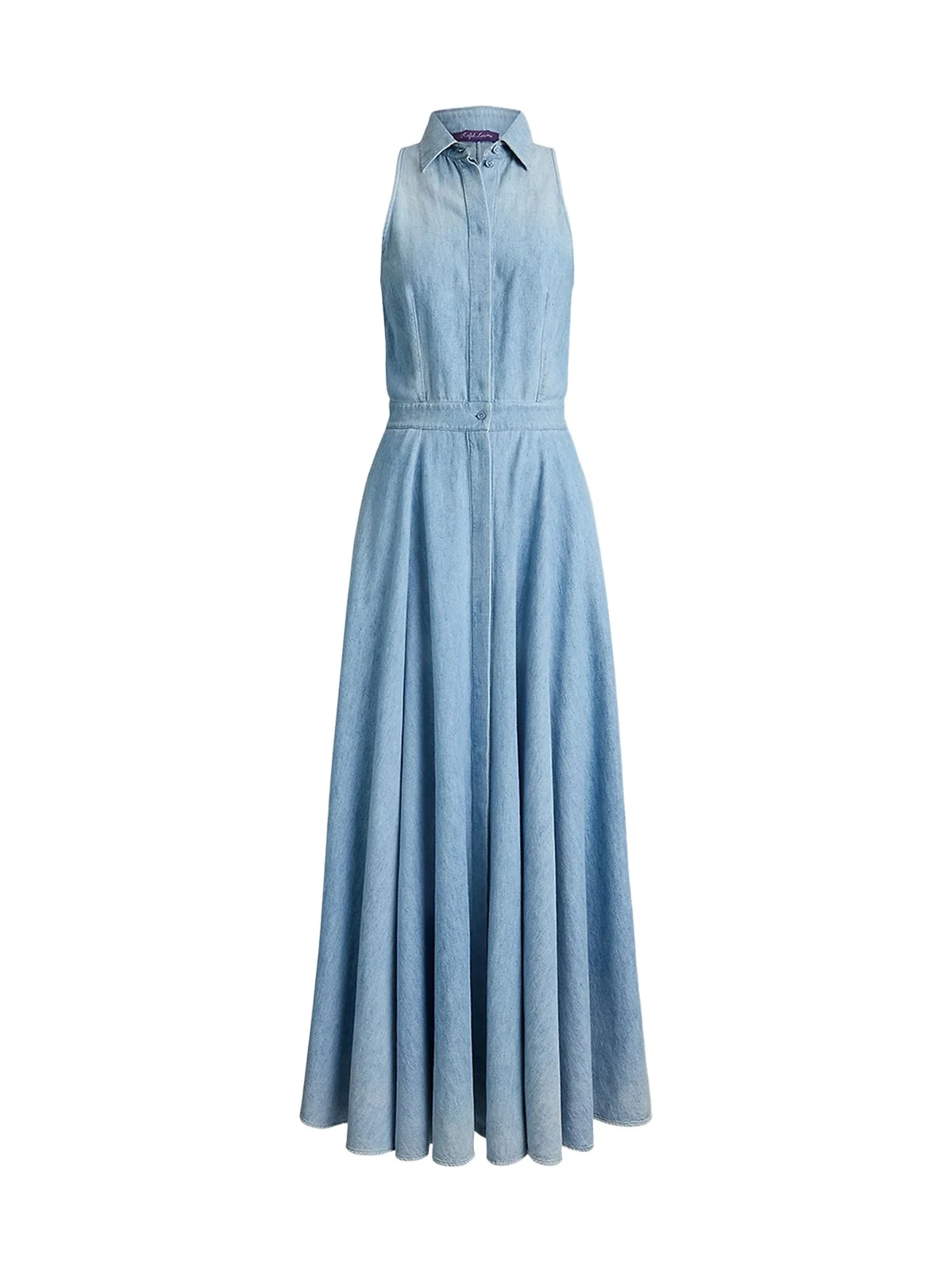 Ralph Lauren Collection Women's Peyten Denim Sleeveless Day Dress
