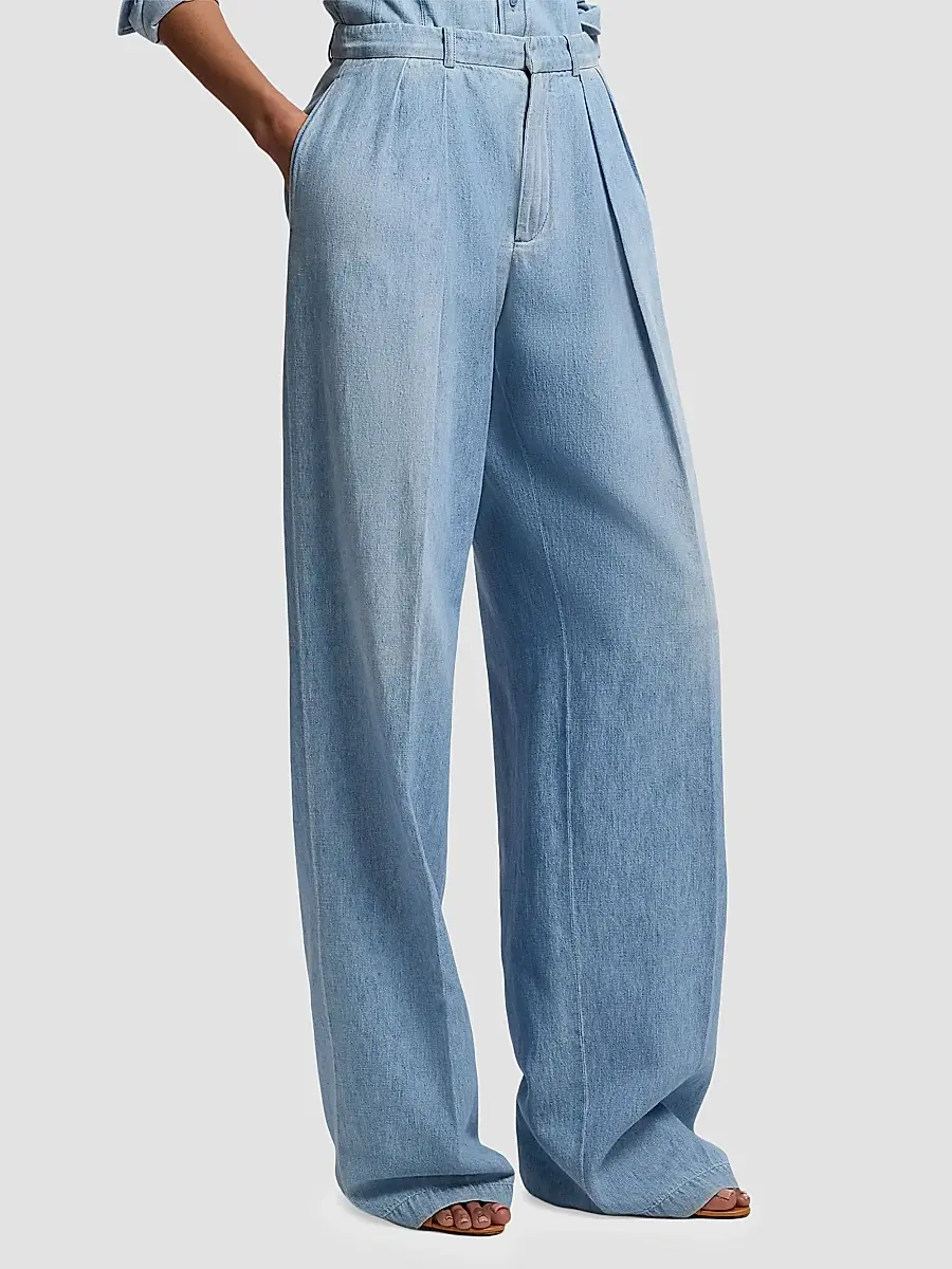 Ralph Lauren Collection Women's Livie Cotton Jeans | Thumbnail 3