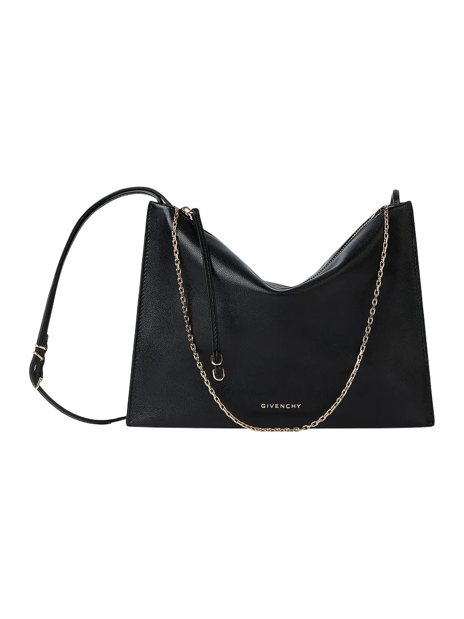 Women's Voyou Pouch in Shiny Leather - Black Women's Voyou Pouch in Shiny Leather - Black