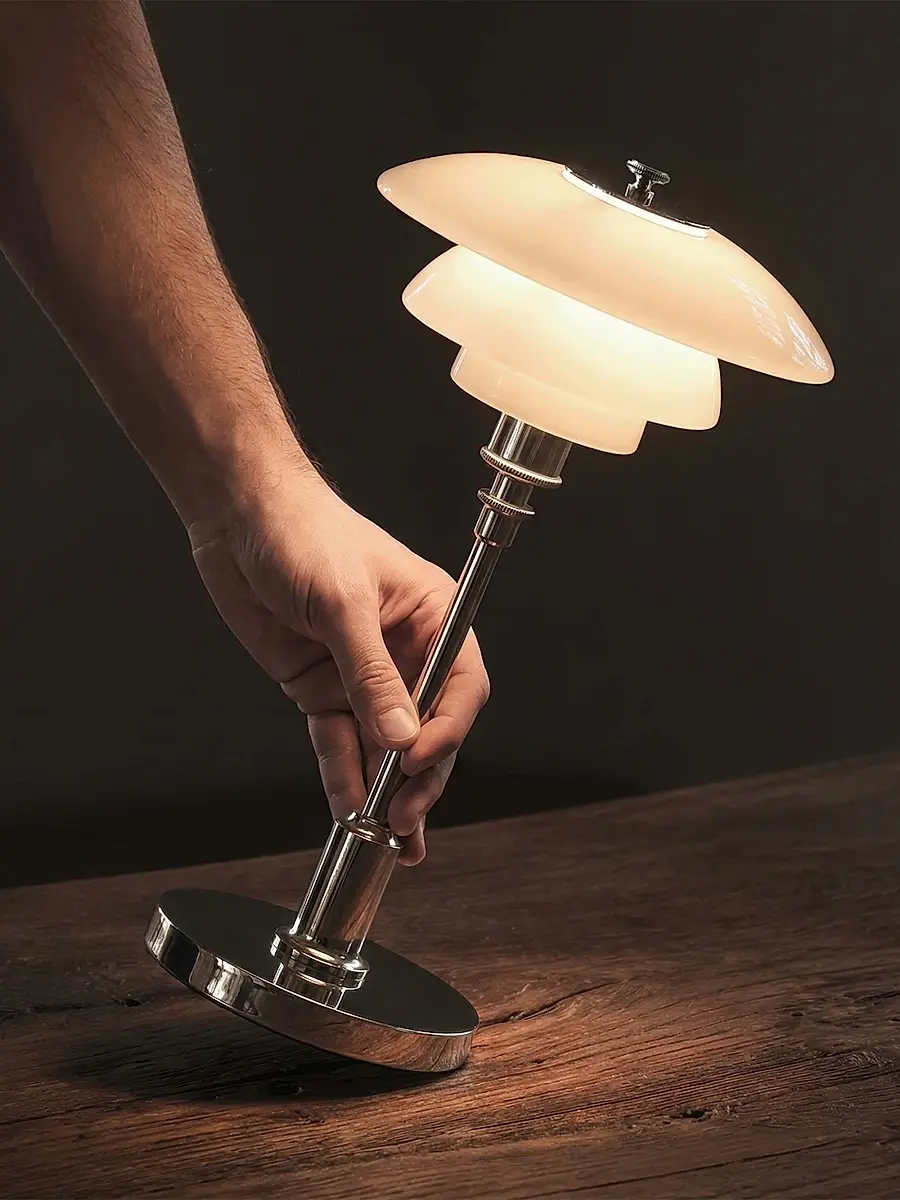 Louis Poulsen Ph 1/1 Portable Chrome Plate Lamp | Thumbnail 5 Louis Poulsen Ph 1/1 Portable Chrome Plate Lamp | Thumbnail 5