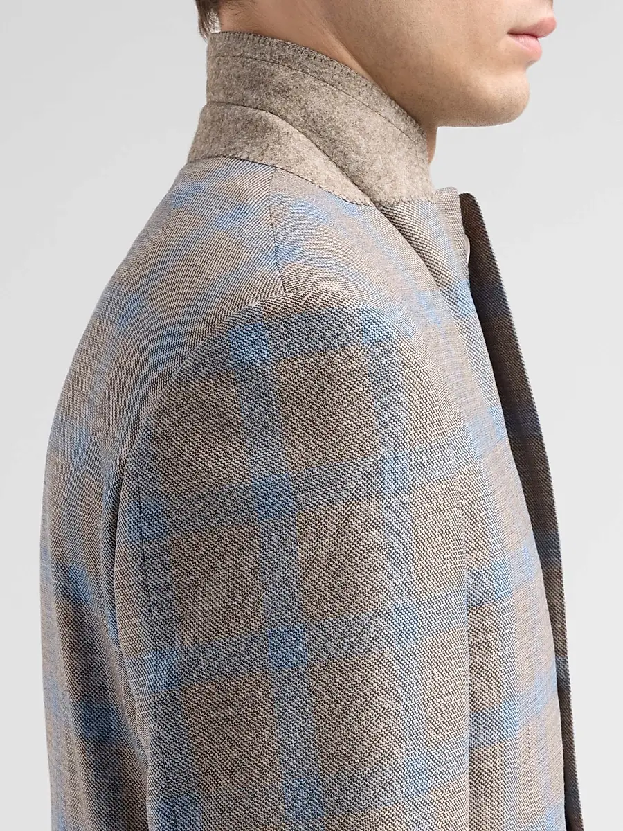 Canali Men's Plaid Wool Sport Coat | Thumbnail 7 Canali Men's Plaid Wool Sport Coat | Thumbnail 7