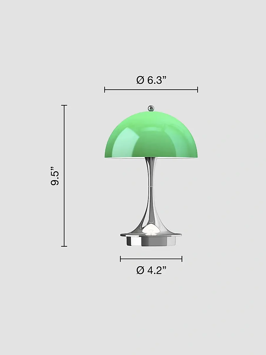 Louis Poulsen Panthella 160 Portable Original Chrome Lamp | Thumbnail 3