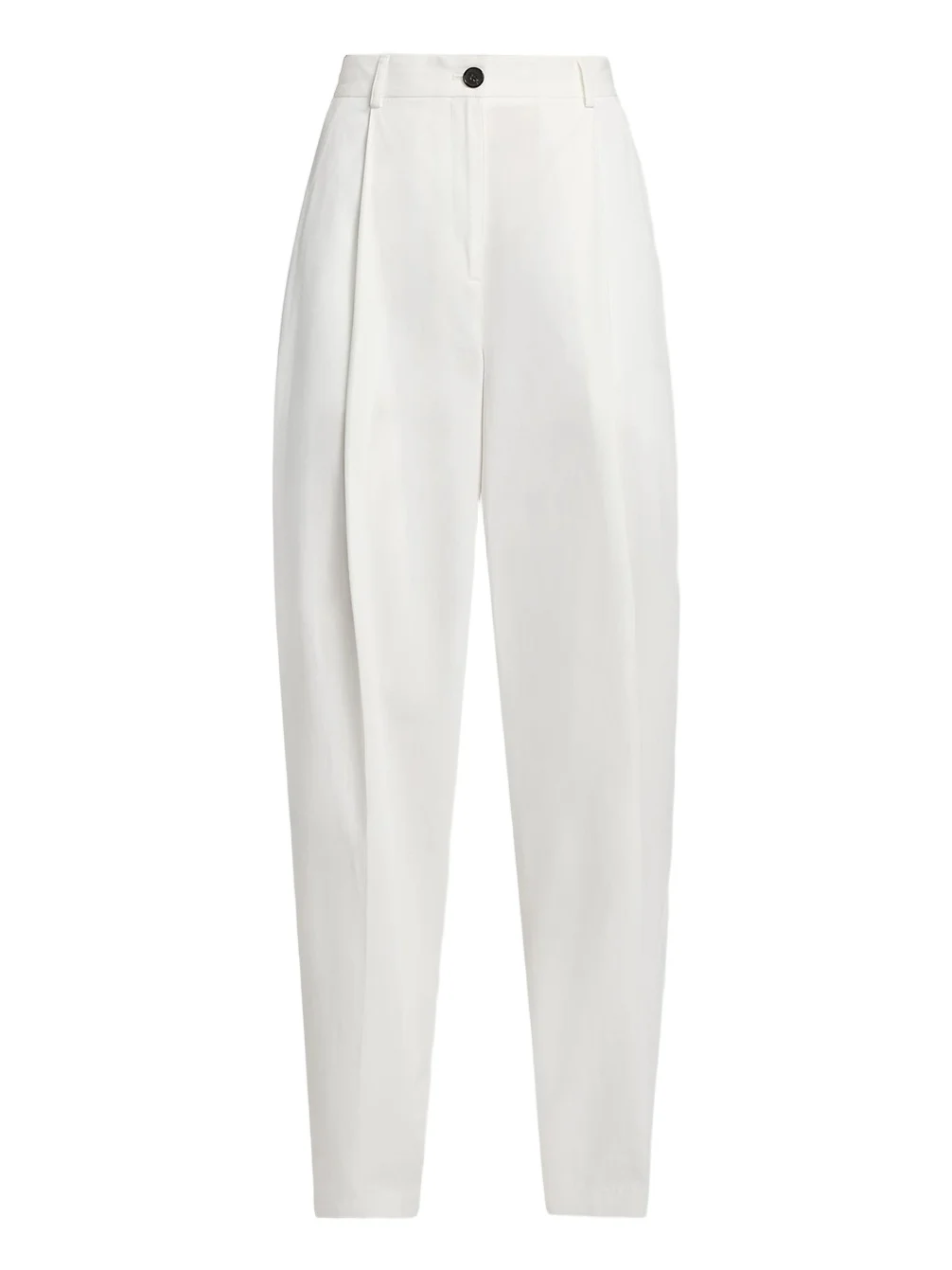 Women's Single Pleat Cotton Trousers Women's Single Pleat Cotton Trousers
