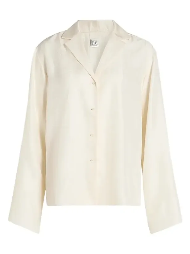 Women's Logo Stitch Silk Top