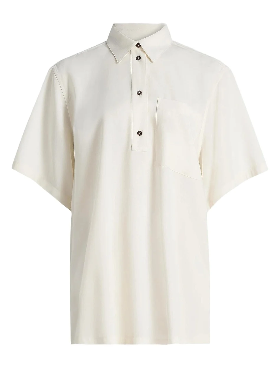 TOTEME Women's Fluid Polo Shirt