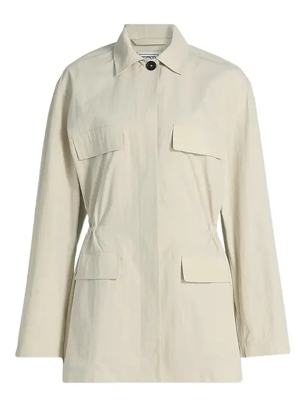 TOTEME Women's Collared Drawstring Jacket