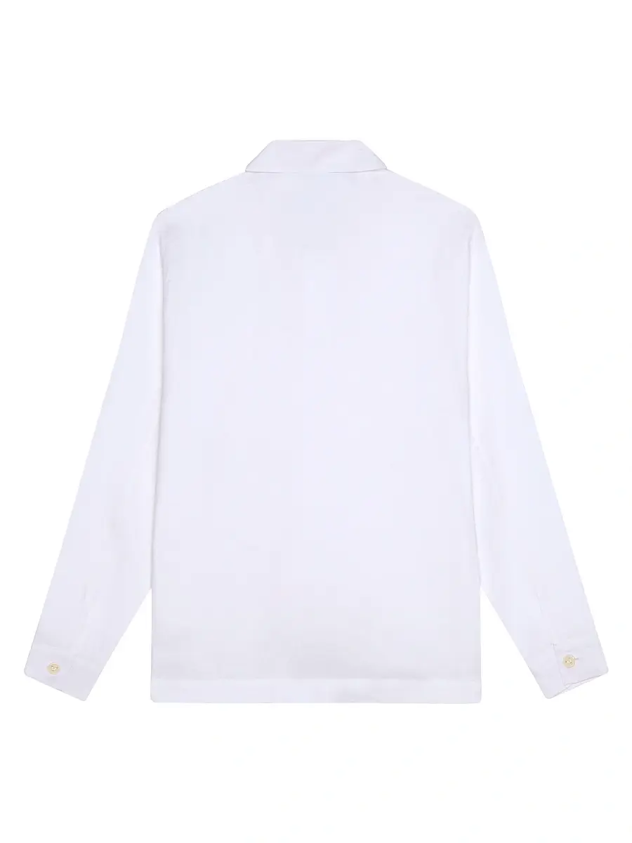 Vilebrequin Men's Linen Turtle Embroidery Shirt | Thumbnail 2 Vilebrequin Men's Linen Turtle Embroidery Shirt | Thumbnail 2