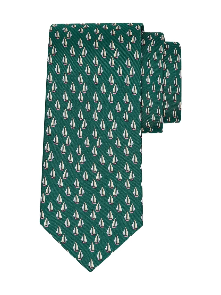 Men's Nautical Print Silk Tie Men's Nautical Print Silk Tie
