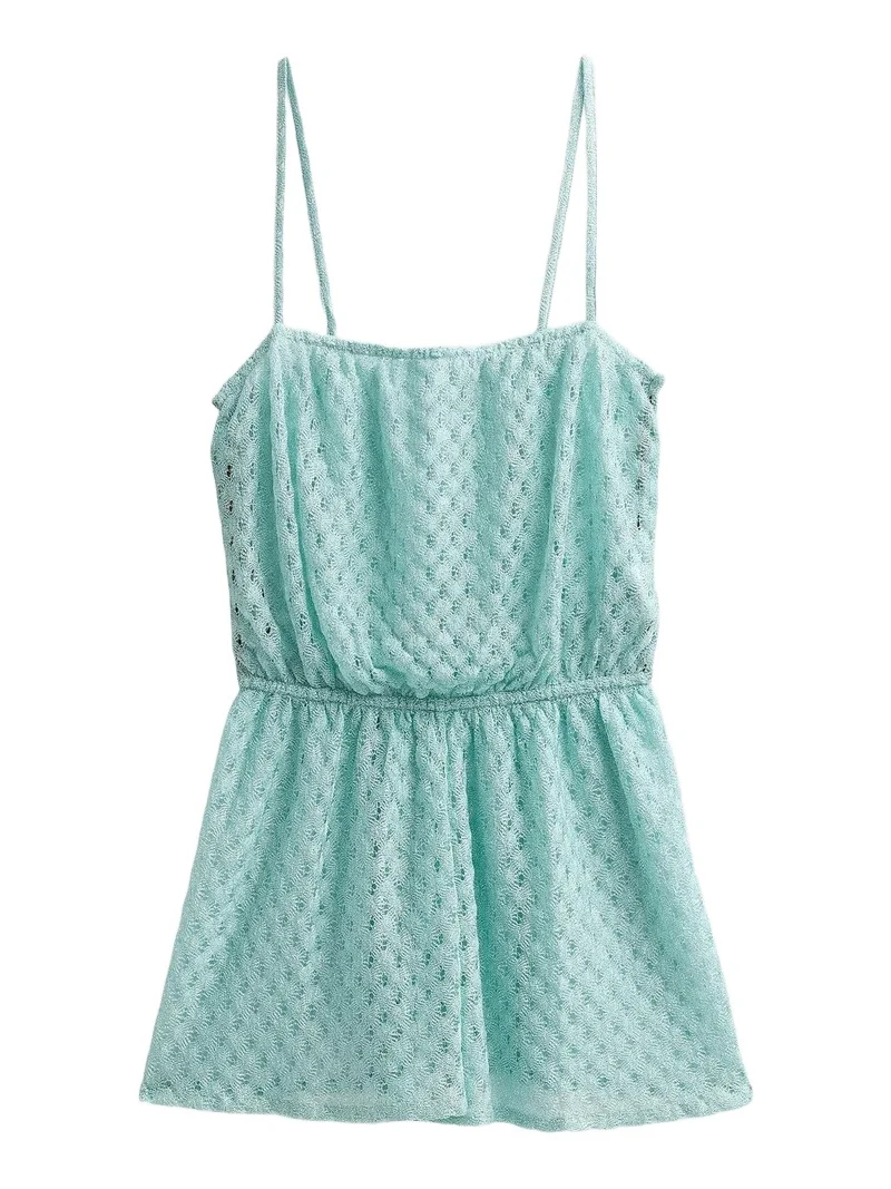 Women's Pearl Knit Cover-Up Romper Women's Pearl Knit Cover-Up Romper