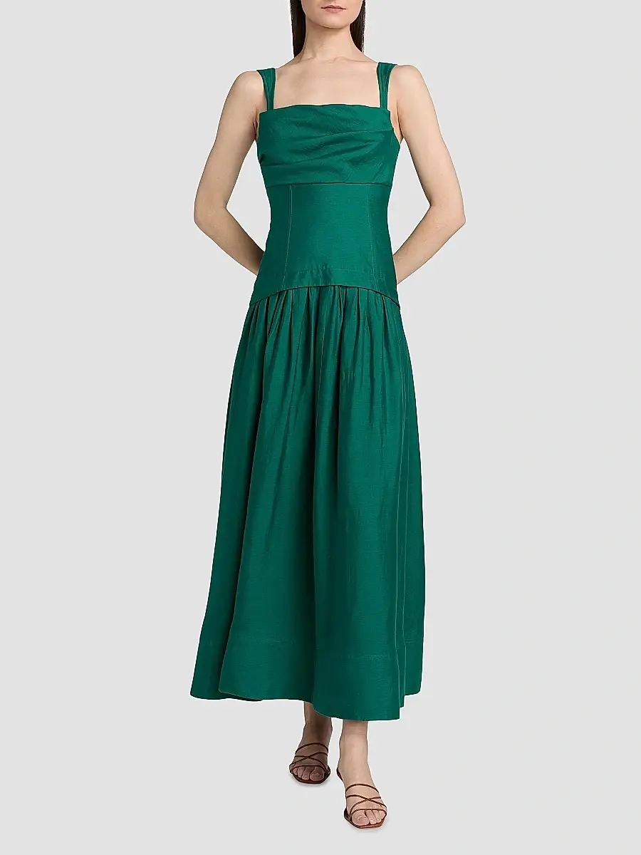 ACLER Women's Forever Young Reeve Linen-Blend Drop-Waist Maxi Dress | Thumbnail 3 ACLER Women's Forever Young Reeve Linen-Blend Drop-Waist Maxi Dress | Thumbnail 3
