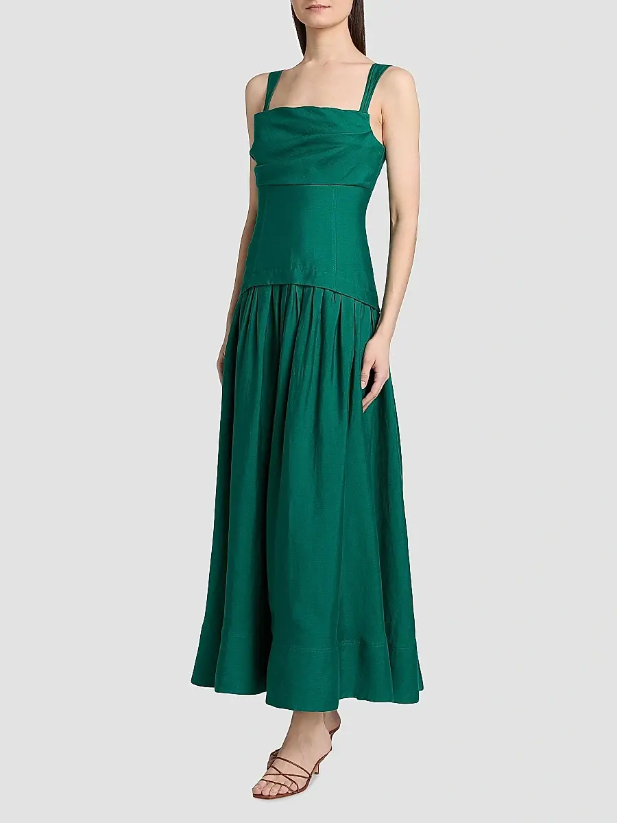 ACLER Women's Forever Young Reeve Linen-Blend Drop-Waist Maxi Dress | Thumbnail 4 ACLER Women's Forever Young Reeve Linen-Blend Drop-Waist Maxi Dress | Thumbnail 4