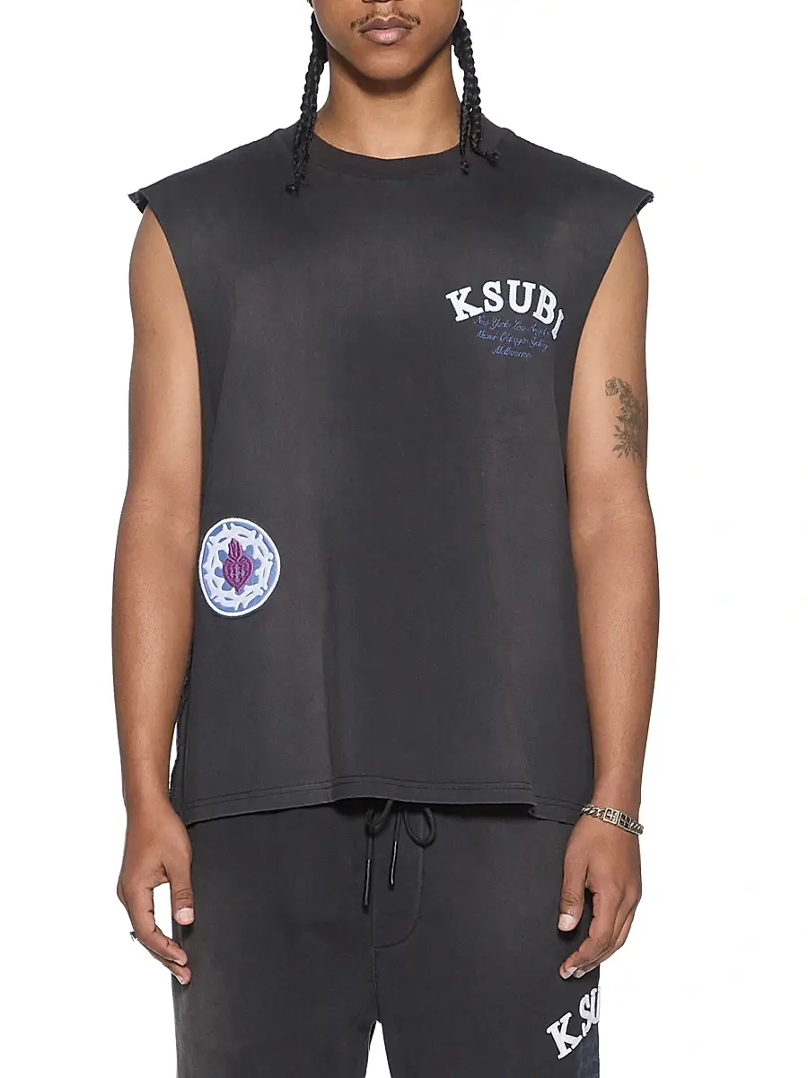 Ksubi Men's Genesis Ekcess Muscle T-Shirt | Image 1 Ksubi Men's Genesis Ekcess Muscle T-Shirt | Image 1