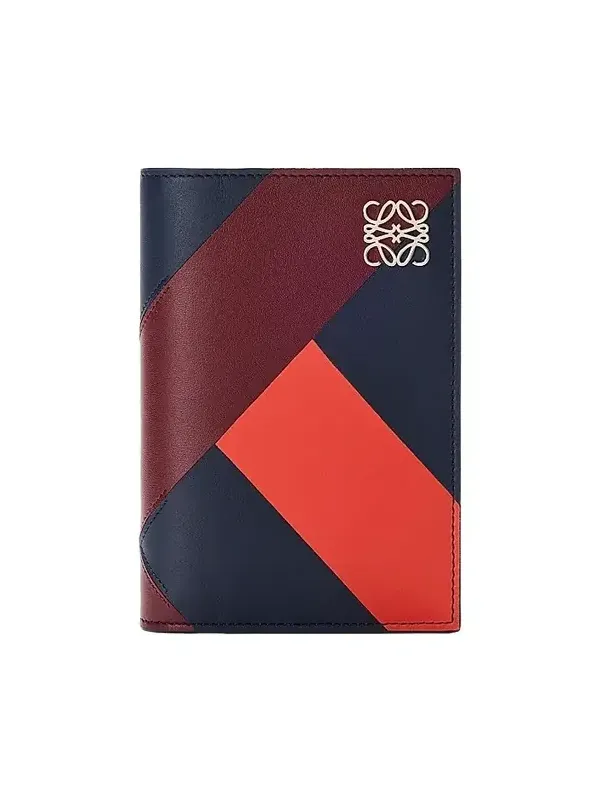 Loewe Women's Anagram Colorblocked Leather Passport Case