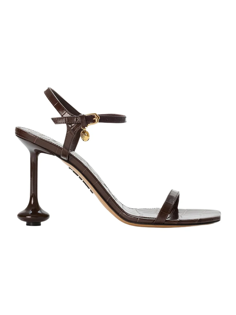 Women's Toy 90MM Croc-Embossed Sandals Women's Toy 90MM Croc-Embossed Sandals