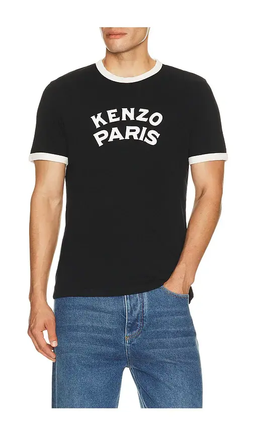 KENZO Paris Emblem Slim T-Shirt | Thumbnail 3 KENZO Paris Emblem Slim T-Shirt | Thumbnail 3