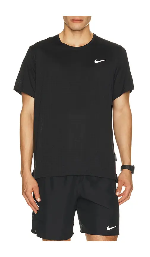 Nike Miler Dri-Fit Short-Sleeve Running Top | Thumbnail 5 Nike Miler Dri-Fit Short-Sleeve Running Top | Thumbnail 5