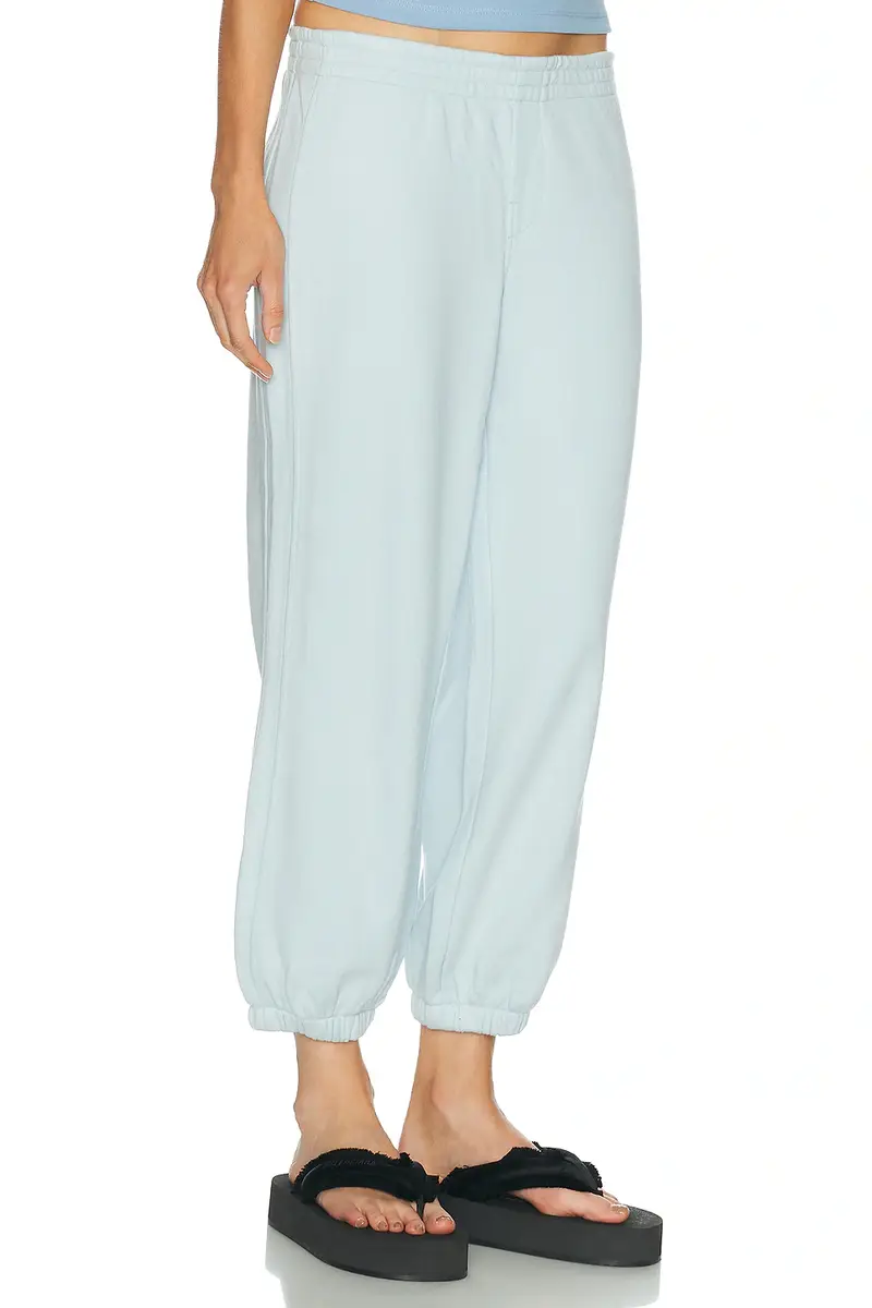 Skims Drapey French Terry Cropped Low Rise Jogger Sweatpant | Thumbnail 2