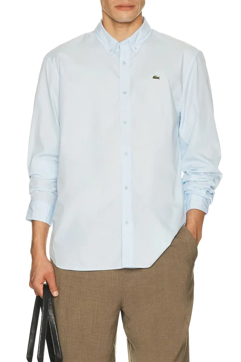 Regular Fit Stretch Poplin Shirt