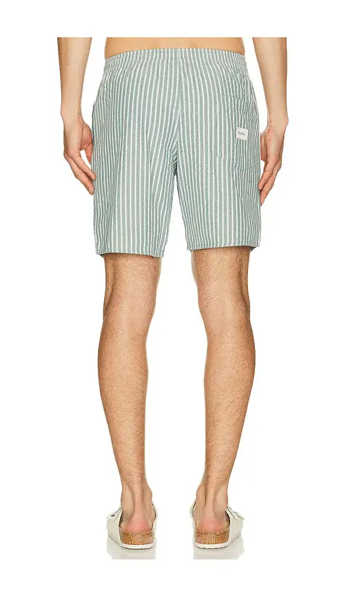 Rhythm Seersucker Stripe Jam Short | Thumbnail 2 Rhythm Seersucker Stripe Jam Short | Thumbnail 2