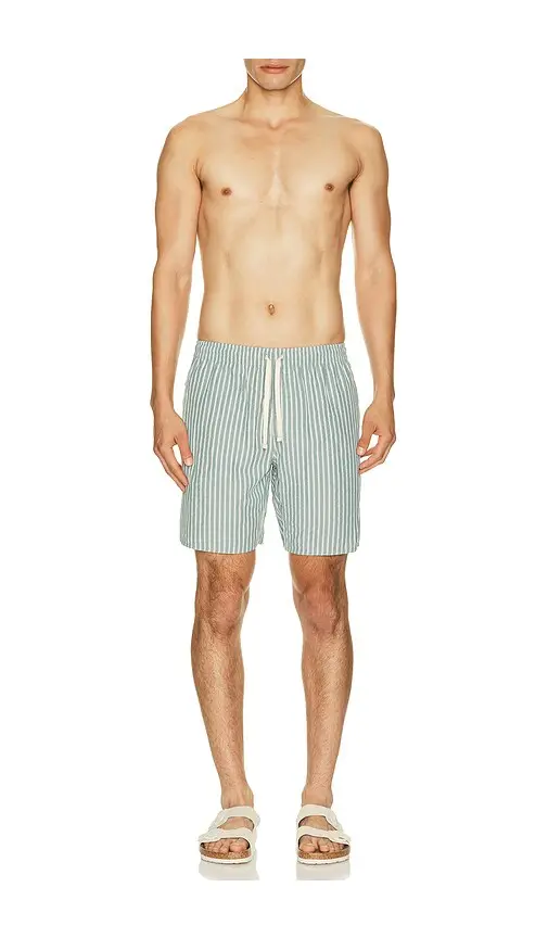 Rhythm Seersucker Stripe Jam Short | Thumbnail 3 Rhythm Seersucker Stripe Jam Short | Thumbnail 3