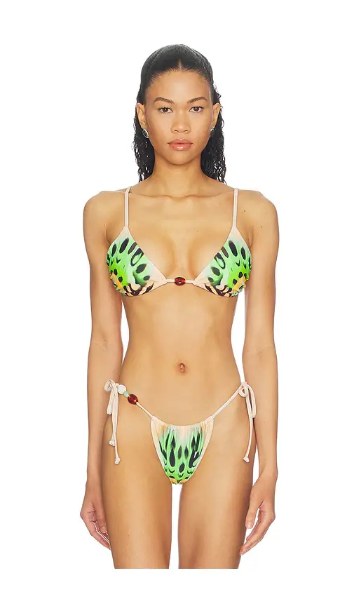 AFRM Capri Beaded Bikini Top | Image 1 AFRM Capri Beaded Bikini Top | Image 1