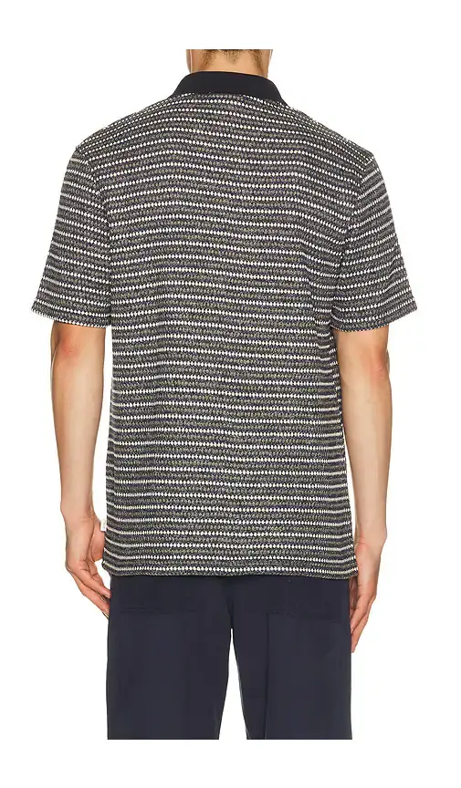 Les Deux Knitted Stripe Polo | Thumbnail 2
