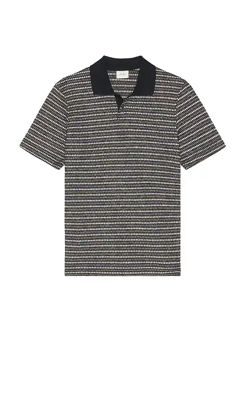 Les Deux Knitted Stripe Polo | Thumbnail 4