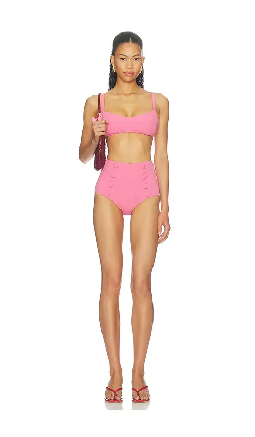 Lisa Marie Fernandez Balconette High-waist Bikini Set | Image 1 Lisa Marie Fernandez Balconette High-waist Bikini Set | Image 1
