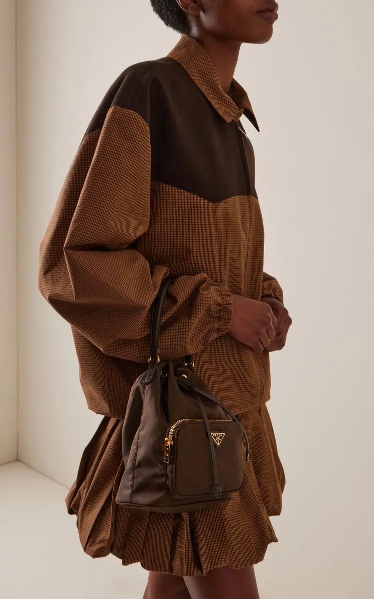 Prada Duet Re-Nylon Bucket Bag | Thumbnail 2 Prada Duet Re-Nylon Bucket Bag | Thumbnail 2