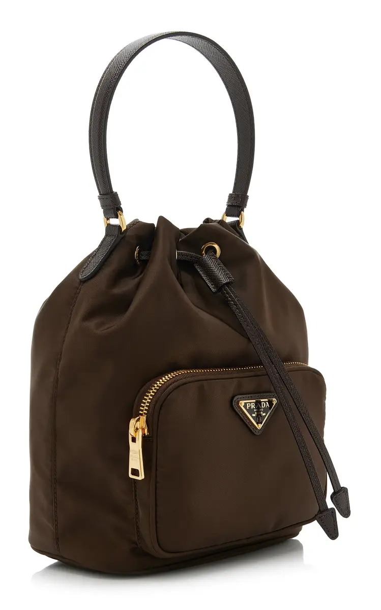 Prada Duet Re-Nylon Bucket Bag | Thumbnail 3 Prada Duet Re-Nylon Bucket Bag | Thumbnail 3
