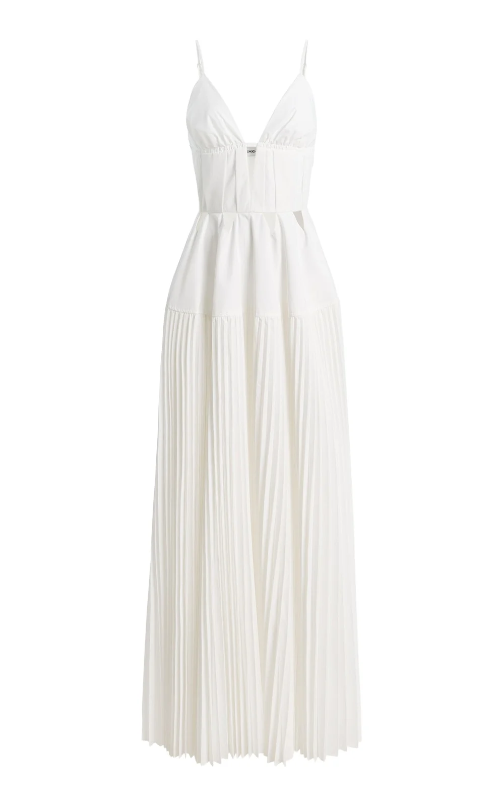 Selene Pleated Crepe Maxi Dress Selene Pleated Crepe Maxi Dress