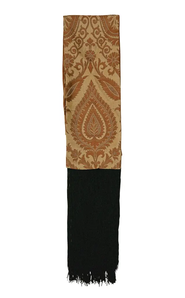 Merci C'est Vintage Woven Silk Scarf