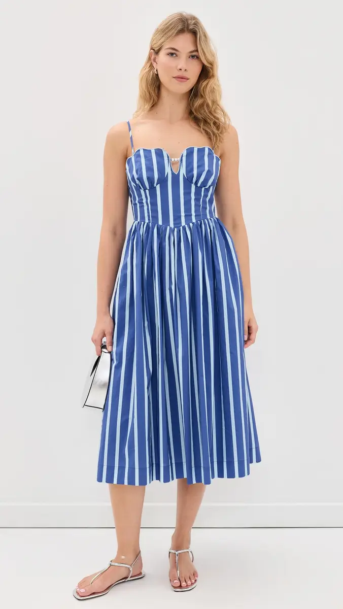 English Factory Marine Striped Maxi Dress | Thumbnail 5 English Factory Marine Striped Maxi Dress | Thumbnail 5