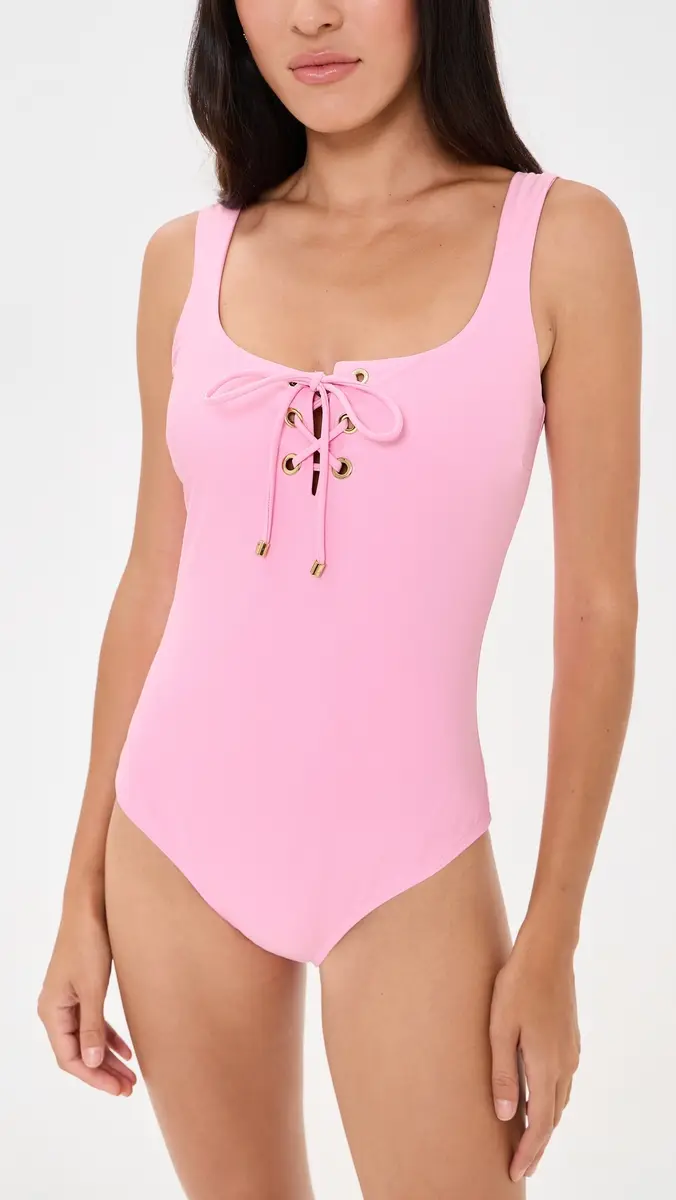 Stylest DreamSculpt Lace Up Tank One Piece | Thumbnail 2 Stylest DreamSculpt Lace Up Tank One Piece | Thumbnail 2