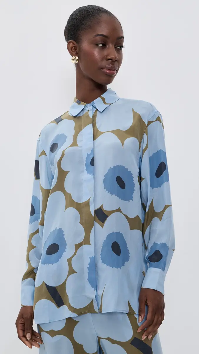 Marimekko Jarki Unikko Button Down Shirt | Thumbnail 2 Marimekko Jarki Unikko Button Down Shirt | Thumbnail 2