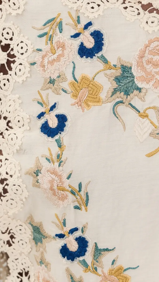 Sea Adonna Embroidered Sleeveless Top | Thumbnail 6