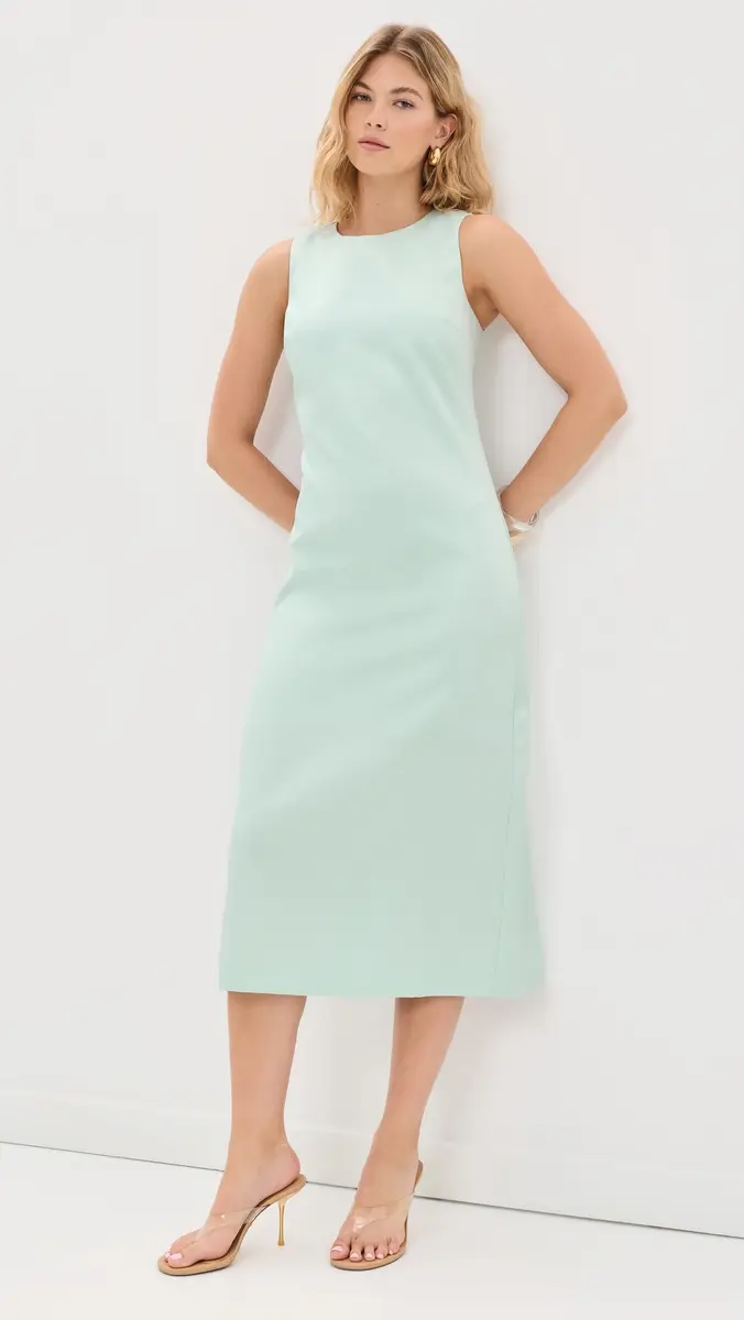 English Factory Satin Midi Dress | Thumbnail 2 English Factory Satin Midi Dress | Thumbnail 2