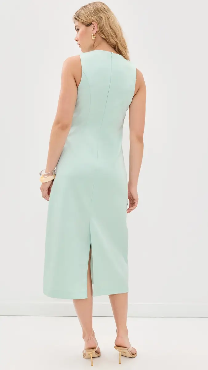 English Factory Satin Midi Dress | Thumbnail 3 English Factory Satin Midi Dress | Thumbnail 3