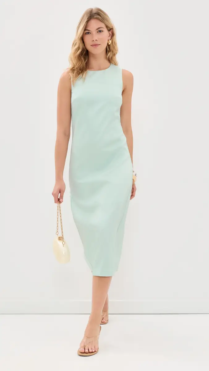 English Factory Satin Midi Dress | Thumbnail 5 English Factory Satin Midi Dress | Thumbnail 5
