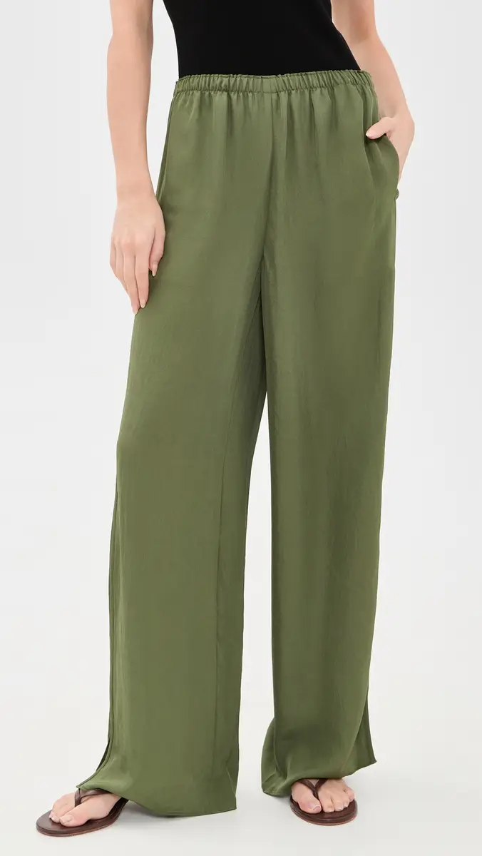 Theory Slit Washed Twill Pants | Thumbnail 2 Theory Slit Washed Twill Pants | Thumbnail 2