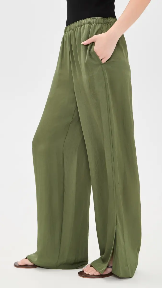 Theory Slit Washed Twill Pants | Thumbnail 4 Theory Slit Washed Twill Pants | Thumbnail 4