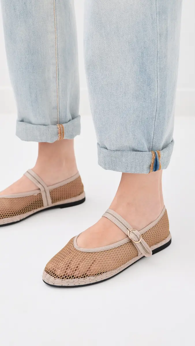 Flabelus Isabella Mesh Mary Jane Flats | Thumbnail 3 Flabelus Isabella Mesh Mary Jane Flats | Thumbnail 3