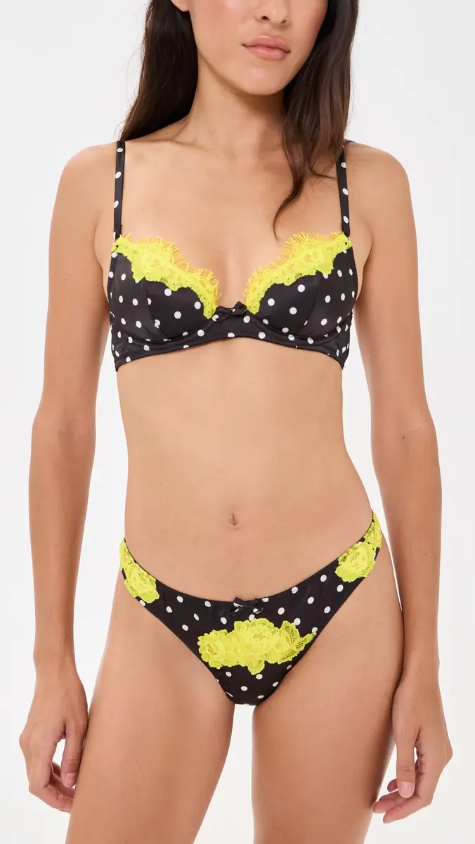 Fleur du Mal Juliet Lace Thong | Thumbnail 4 Fleur du Mal Juliet Lace Thong | Thumbnail 4
